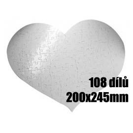 Puzzle srdce, 108 dílů..... 169,- s DPH